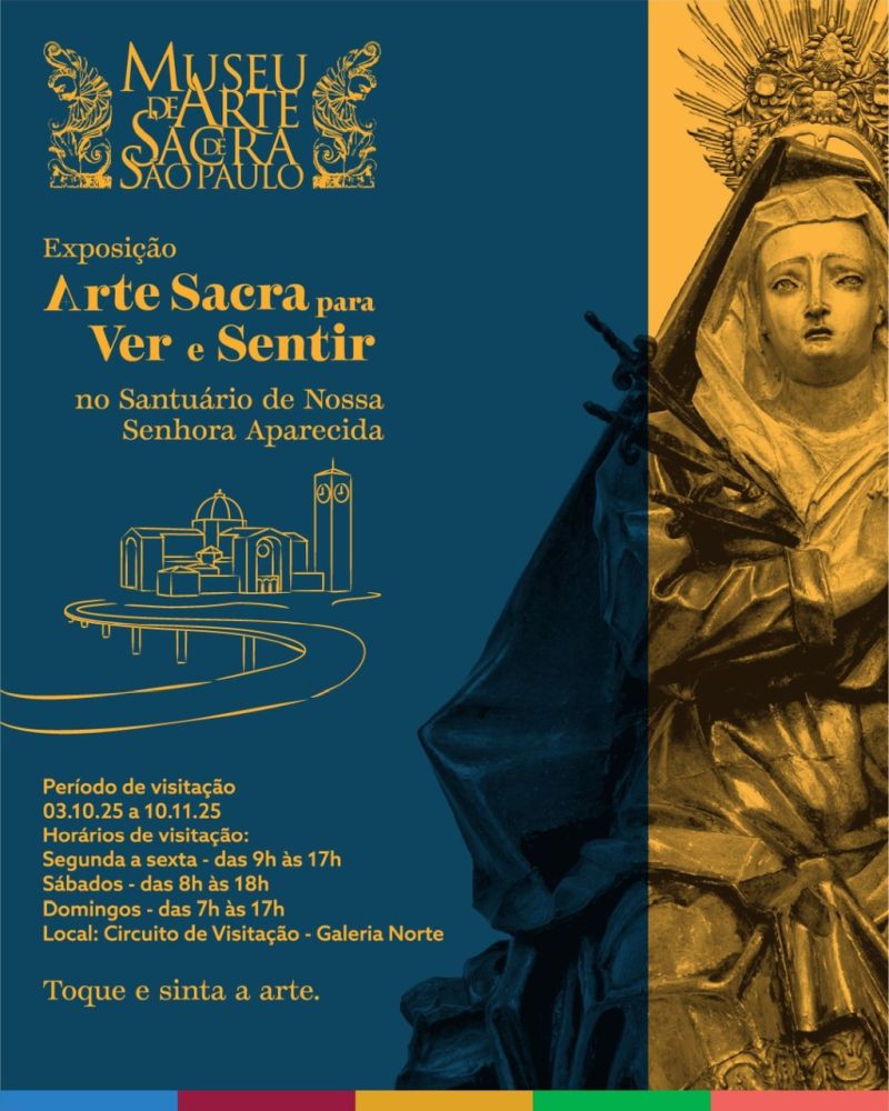 Museu de Arte Sacra de SP expoe obras no Santuario Nacional de Aparecida
