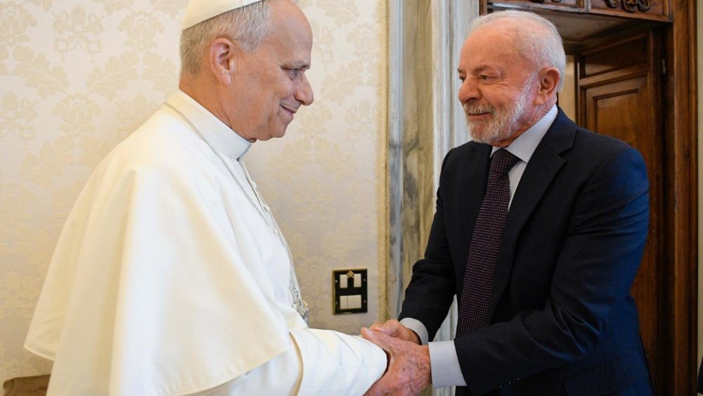 Papa Leao XIV recebe o presidente do Brasil em audiencia no Vaticano 1