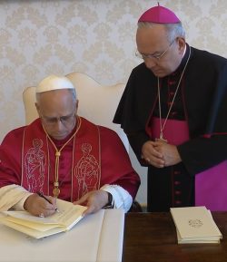 Leão XIV assina sua primeira Exortação Apostólica “Dilexi te” 2 Foto: screenshot/ Vatican News/ Facebook