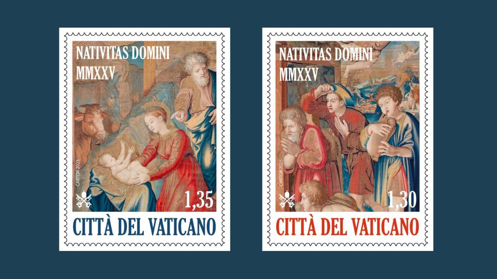 Correios do Vaticano lançam selos comemorativos para o Natal de 2025 3 Correios do Vaticano lancam selos comemorativos para o Natal de 2025