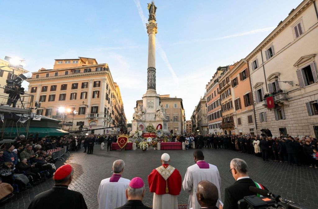 Papa Leao XIV reza para que a esperanca jubilar floresca em Roma 3