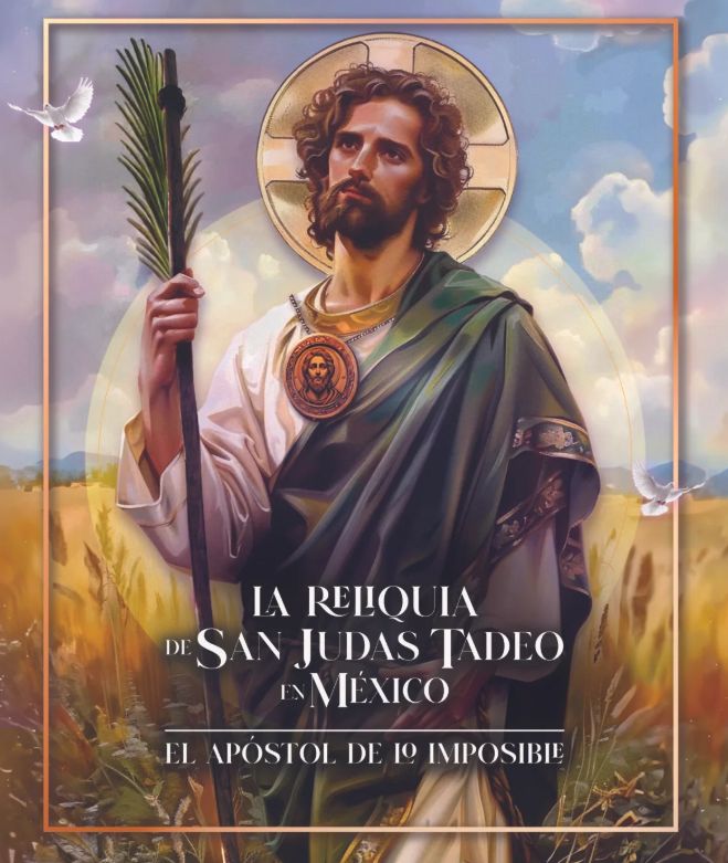 Relíquia de São Judas Tadeu foi venerada por mais de 22 milhões de devotos no México 4 Reliquia de Sao Judas Tadeu foi venerada por mais de 22 milhoes de devotos no Mexico 4