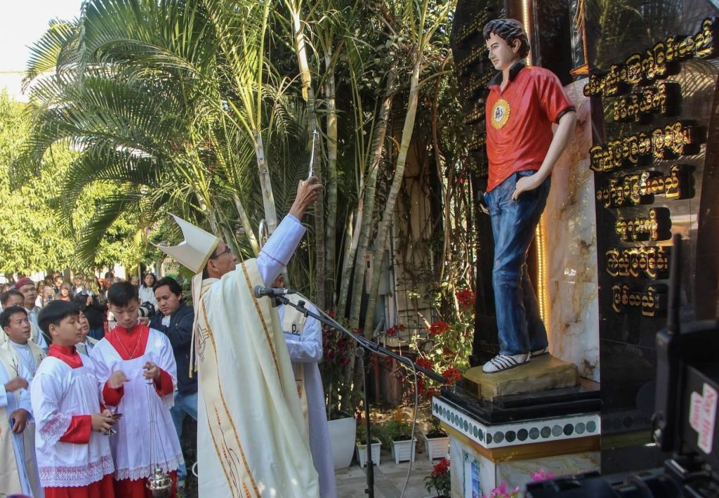 Imagem de São Carlo Acutis é instalada em Diocese de Myanmar 2 Imagem de Sao Carlo Acutis e instalada em Diocese de Myanmar