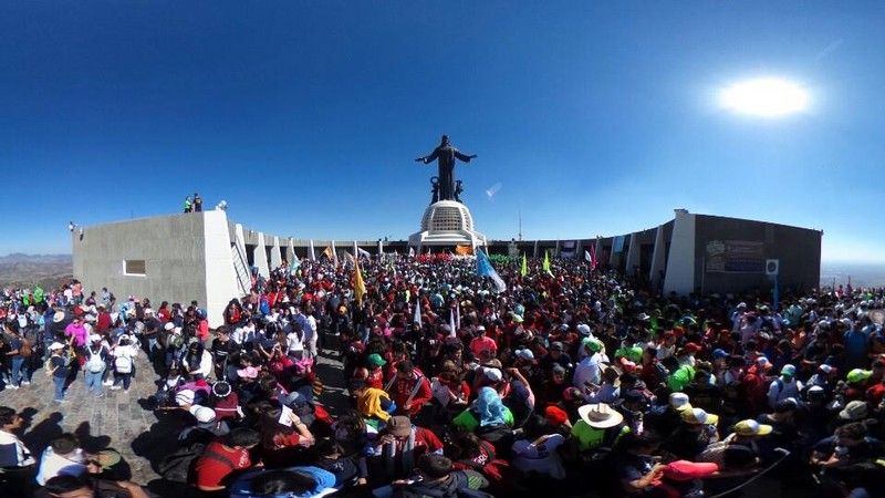 México: Monumento Cristo Rei recebe peregrinação de 70 mil jovens 2 Mexico Monumento Cristo Rei recebe peregrinacao de 70 mil jovens