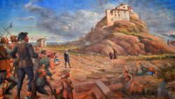 A Virgem distribuiu armas e pólvora aos católicos 2 "A visão dos holandeses" -Benedito Calixto Foto: Facebook