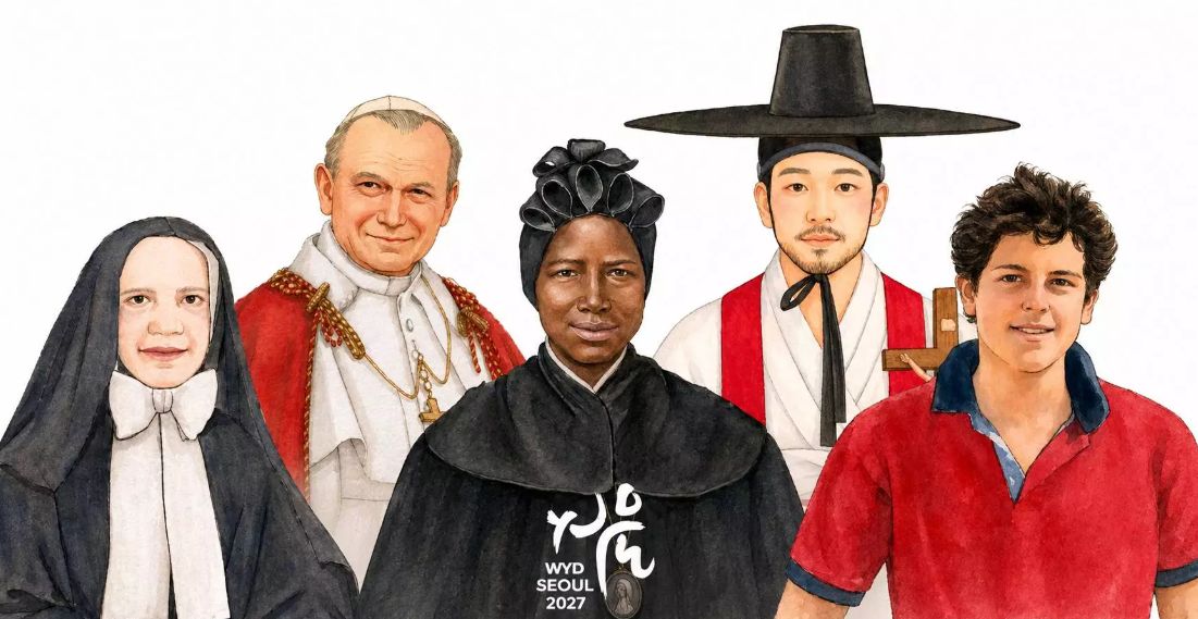 Divulgados os Santos Patronos da Jornada Mundial da Juventude Seul 2027 2 Divulgados os Santos Patronos da Jornada Mundial da Juventude Seul 2027