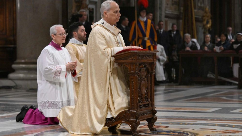 Papa Leão XIV lava os pés de doze sacerdotes na Missa da Ceia do Senhor 6 Papa Leao XIV lava os pes de doze sacerdotes na Missa da Ceia do Senhor 4