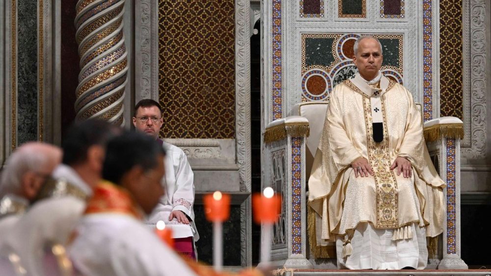 Papa Leão XIV lava os pés de doze sacerdotes na Missa da Ceia do Senhor 5 Papa Leao XIV lava os pes de doze sacerdotes na Missa da Ceia do Senhor 5
