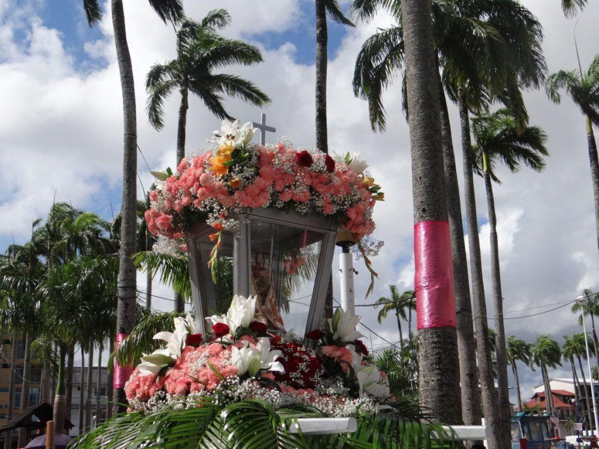 Guiana Francesa recebe Imagem Peregrina de Nossa Senhora de Nazaré pela primeira vez 2 Guiana Francesa recebe Imagem Peregrina de Nossa Senhora de Nazare pela primeira vez
