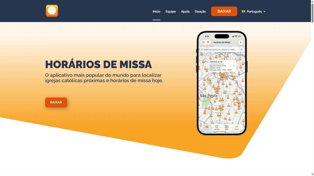 Aplicativo que ajuda fiéis a encontrar missas se torna o maior mapa católico do mundo 6 Aplicativo que ajuda fieis a encontrar missas se torna o maior mapa catolico do mundo 2
