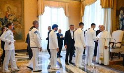 Papa Leão XIV defendeu o serviço militar como uma “missão nobre” 3 Foto: Vatican Media