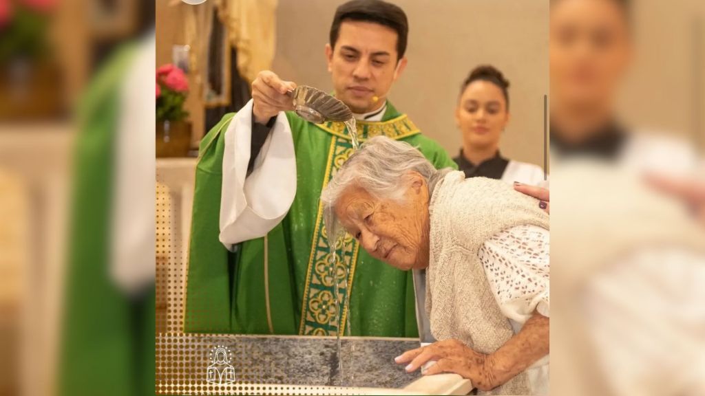 Aos 101 anos, brasileira recebe os sacramentos da iniciação cristã 2 Aos 101 anos brasileira recebe os sacramentos da iniciacao crista