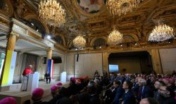Primeiro discurso de Leão XIV no Palais de l’Élysée em Paris 2 Foto: Vatican Media