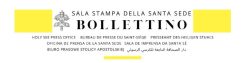 Vaticano exclui necessidade de imunoterapia para Leão XIV 2 Sala de imprensa