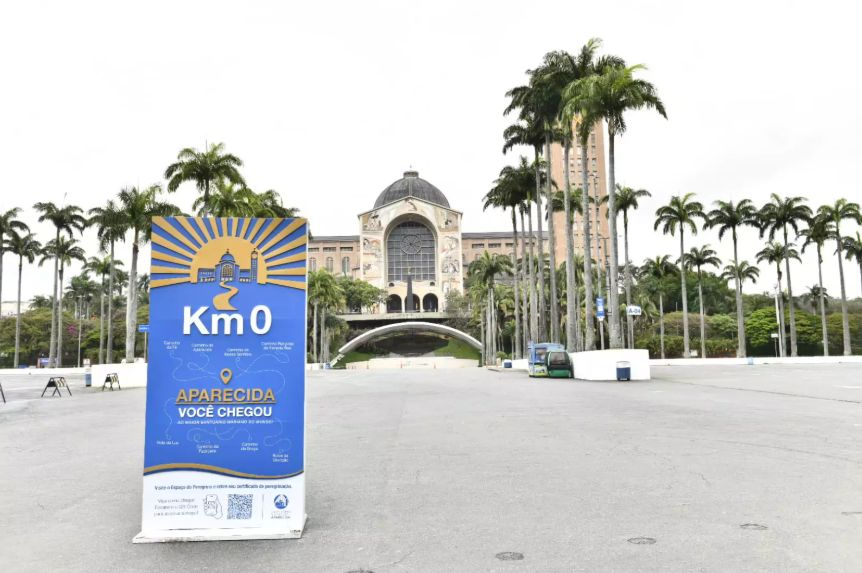 Santuário Nacional de Aparecida inaugura marco zero para peregrinos 2 Santuario Nacional de Aparecida inaugura marco zero para peregrinos 1
